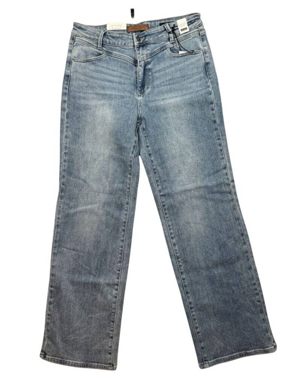 Judy Blue High Waist Front Yoke Retro Wide Leg Denim Jeans 88673 Women's 13/31